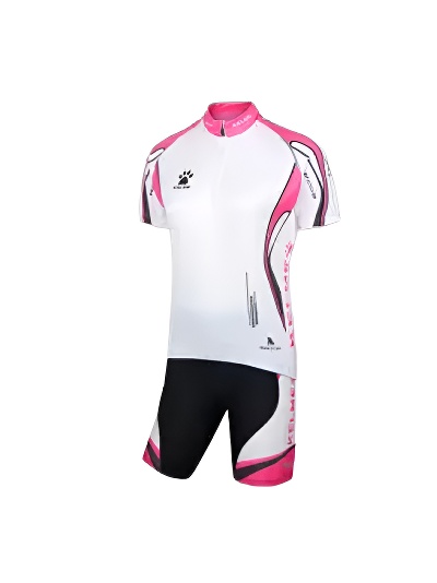 Велокостюм KELME Women's Half-Placket Cycling Suit (White/Black)