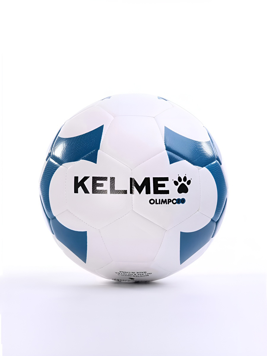 Мяч футбольный KELME Machine Stitched Football Ball (32 Panels) (White/Blue)