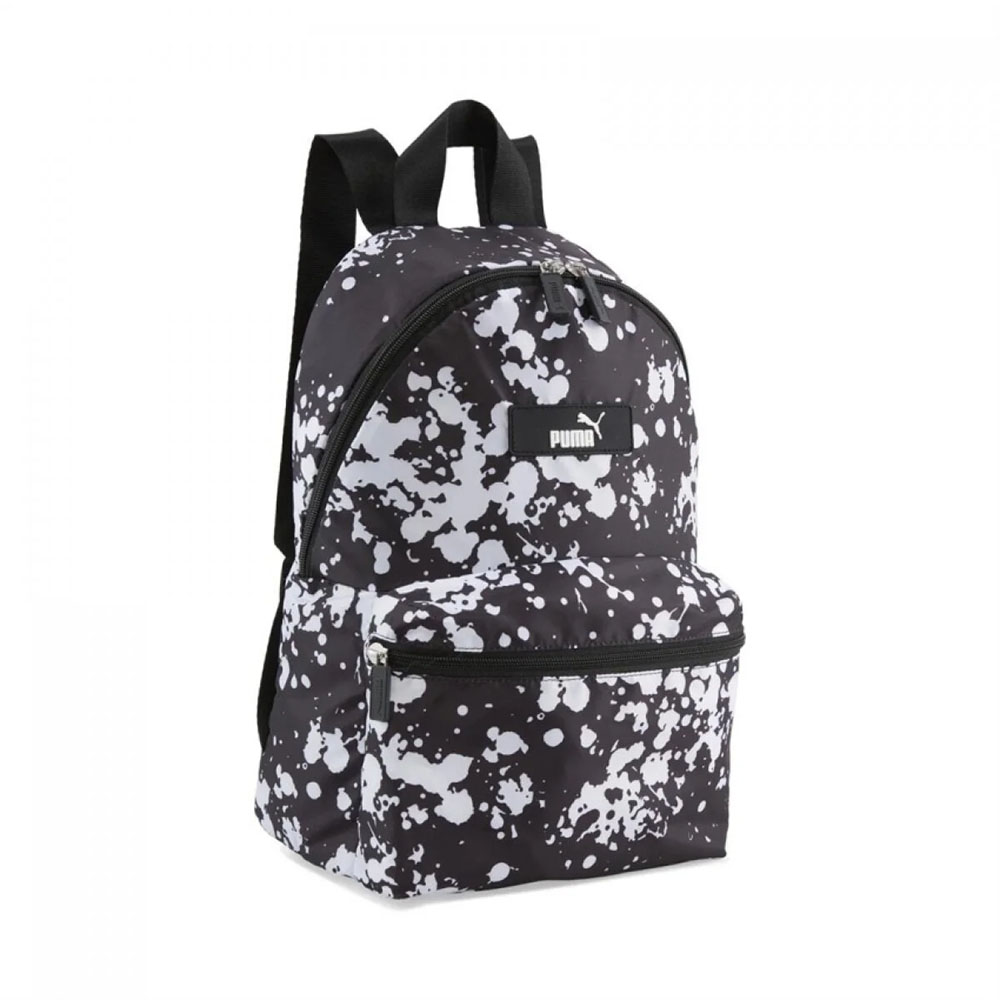 Рюкзак спорт. PUMA Core Pop Backpack, 07985503, полиэстер, черно-белый