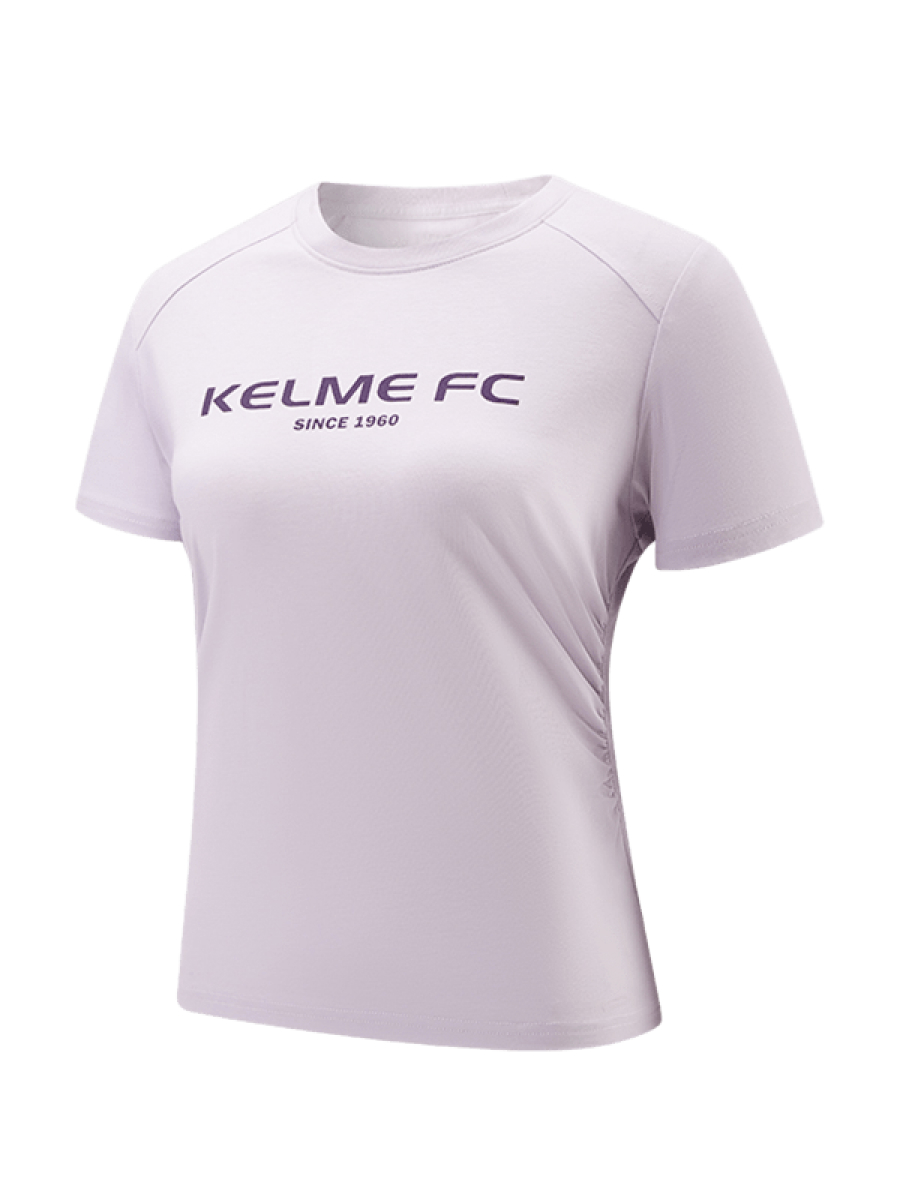 Футболка KELME Crew Neck Short-Sleeved T-Shirt Light Purple