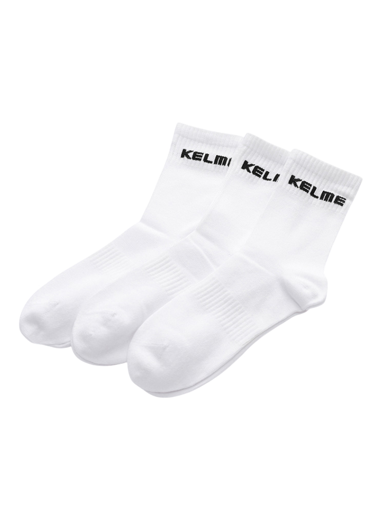 Комплект носков KELME Sports Socks (three Pairs) White
