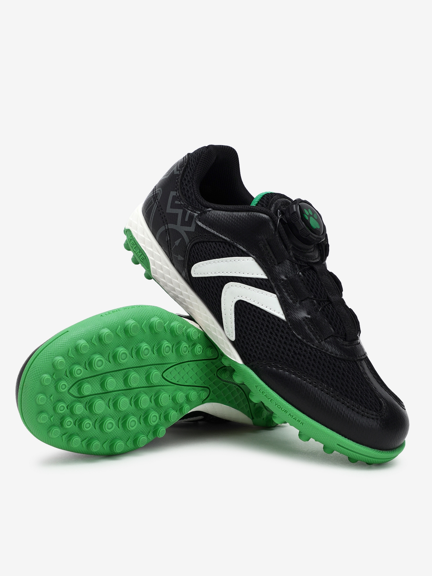 Детские шиповки KELME Children's Football Shoes (TF) Black