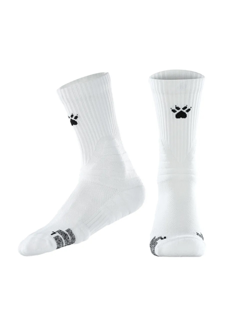 Носки KELME Thigh-high Athletic Socks (White/Black)