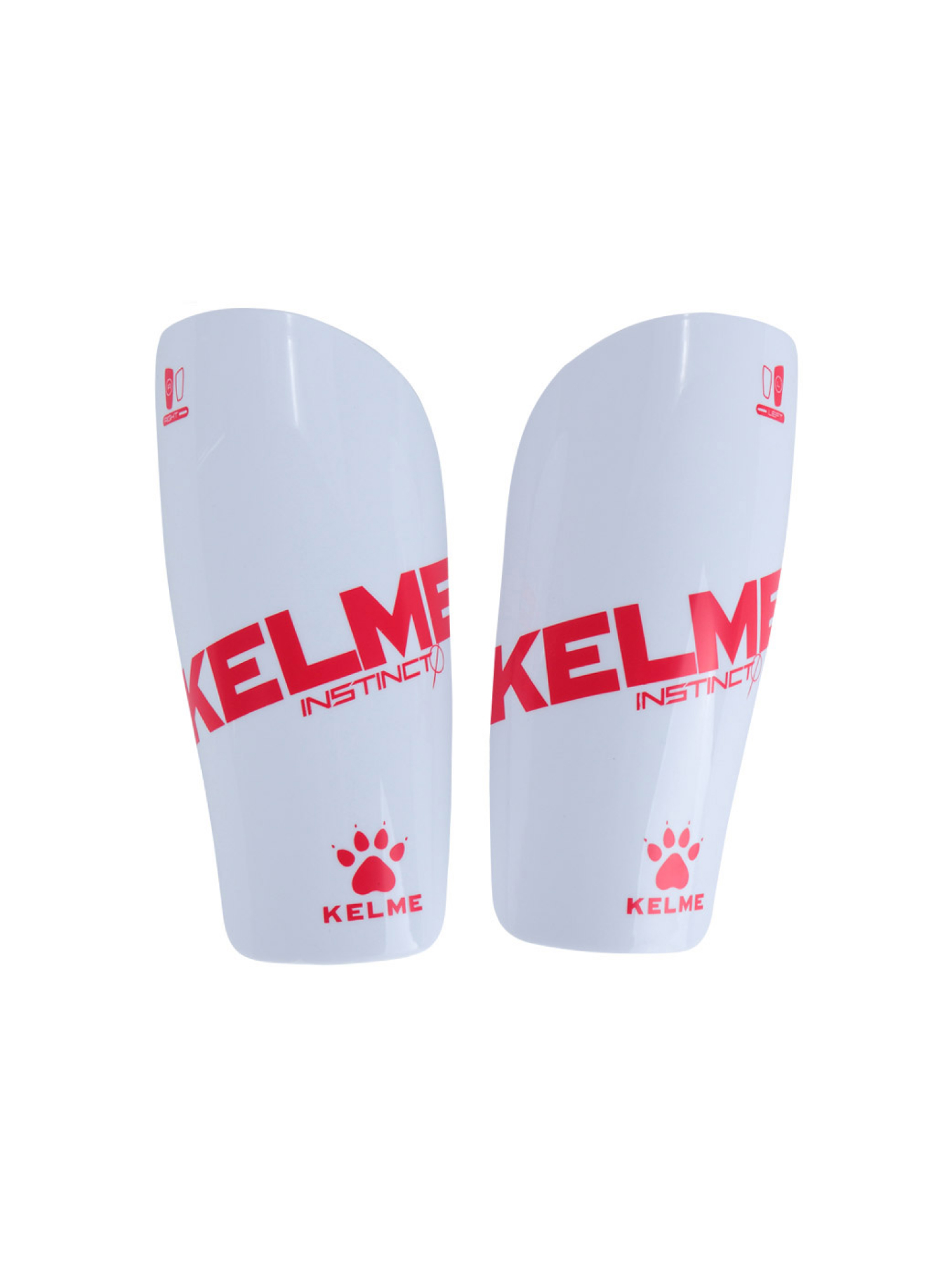 Щитки KELME Soccer Leg Guard (White/Red)