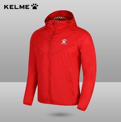 Ветровка KELME Single Layer Windbreaker Jacket Red