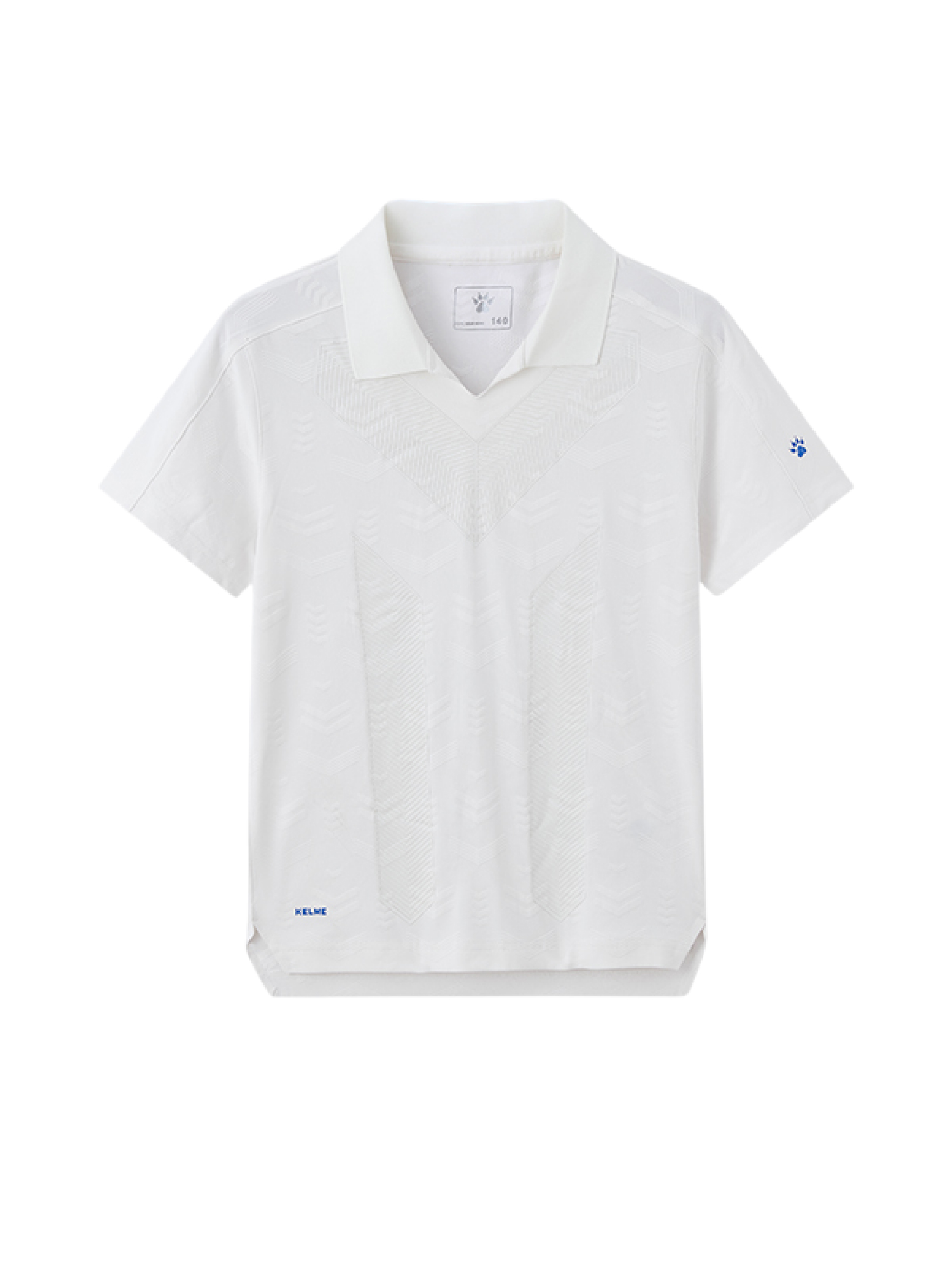 Детская футболка KELME Short-sleeved Polo Shirt White