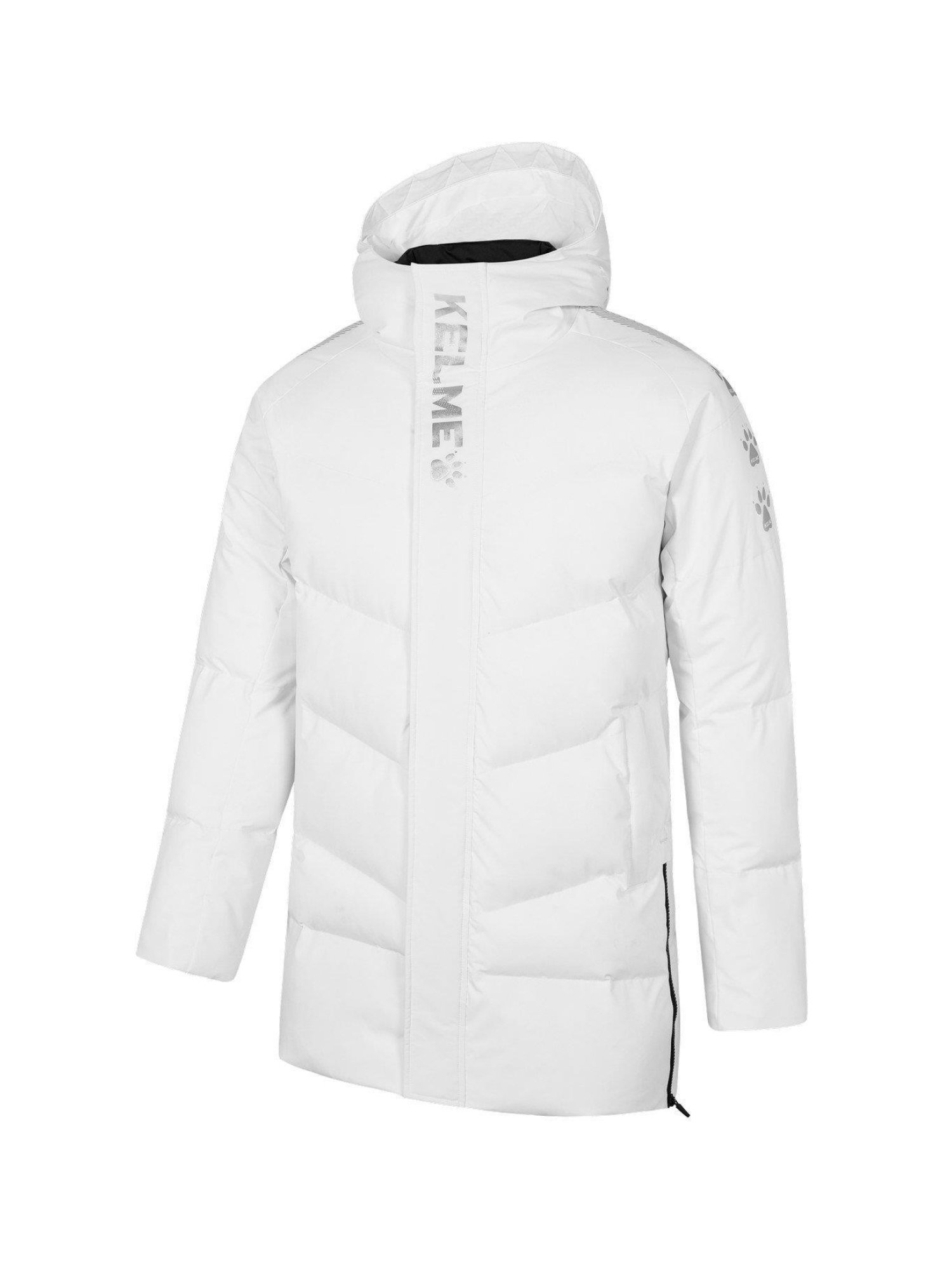 Пуховик KELME Hooded Medium Padded Jacket White