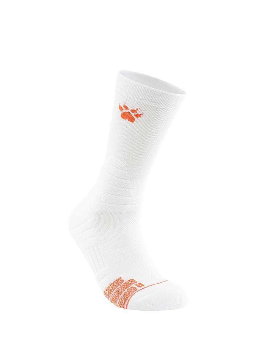 Спортивные носки KELME Long Sports Socks (White/Orange)