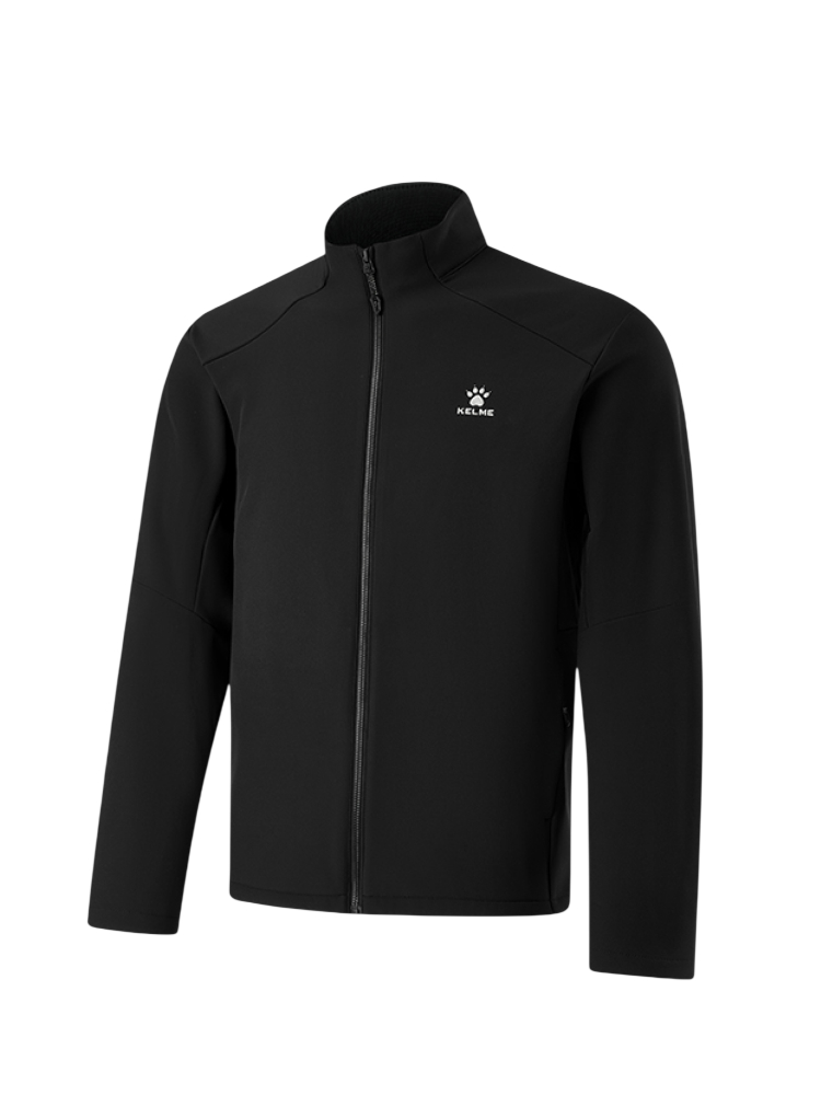 Демисезонная куртка KELME Plush Woven Jacket (stand Collar) Black