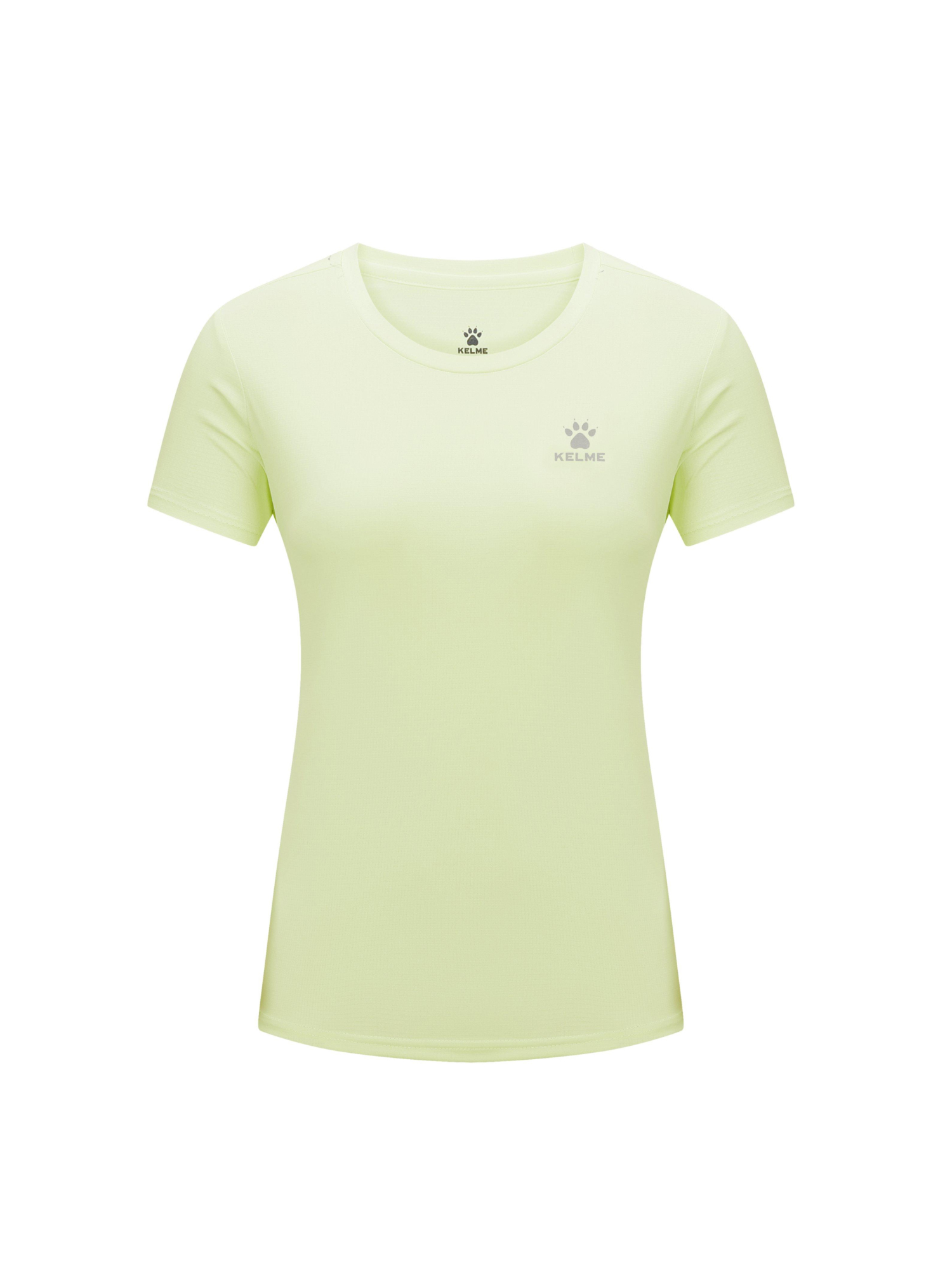 Футболка KELME Women's Round Neck T-Shirt Light Green