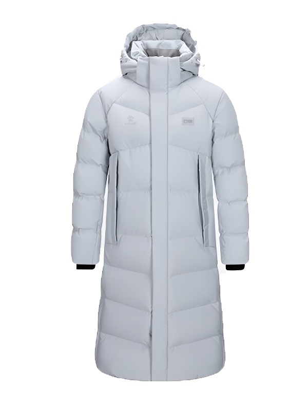 Пуховик KELME Long Down Jacket Grey
