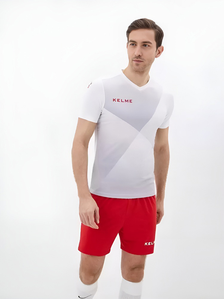 Футбольная форма KELME Short Sleeve Football (White/Red)