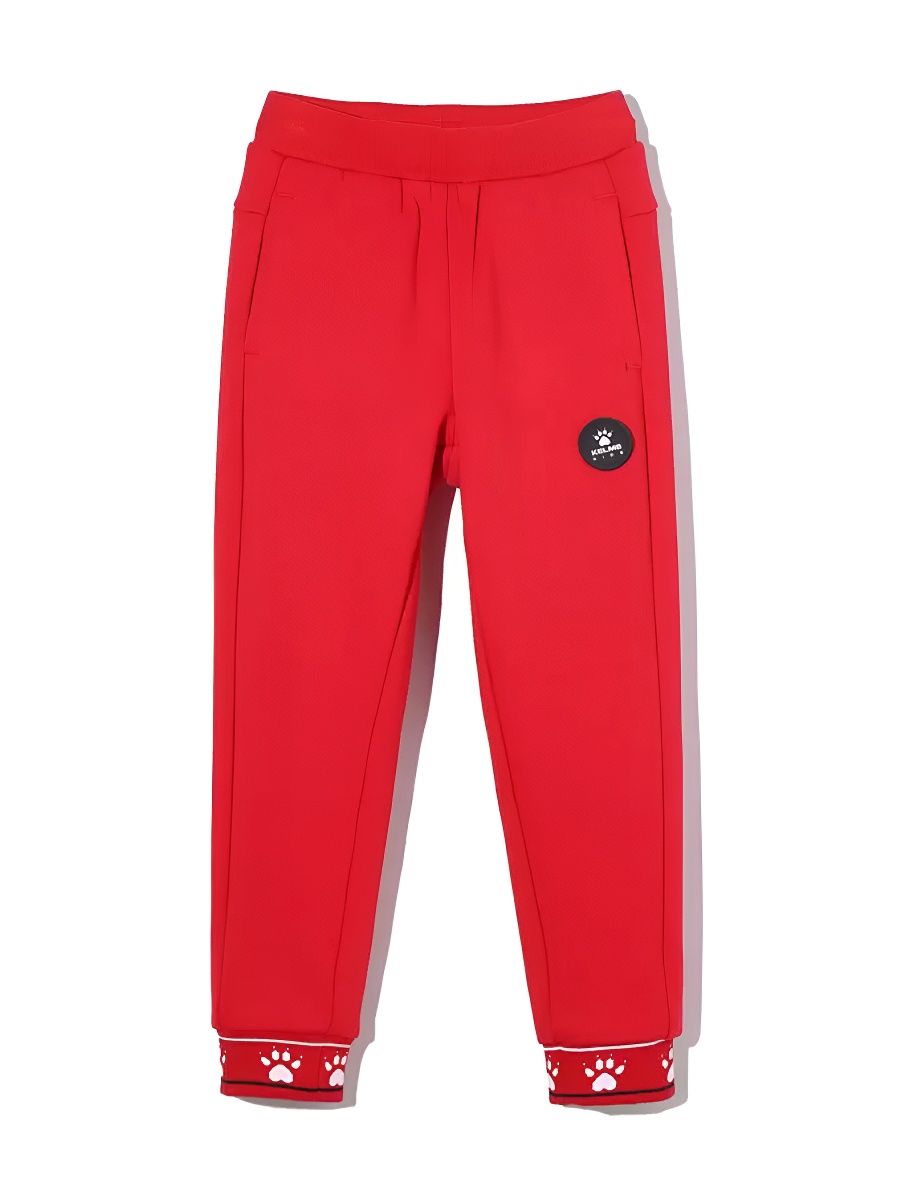 Детские брюки KELME Girl's Thick Knitted Trousers Red