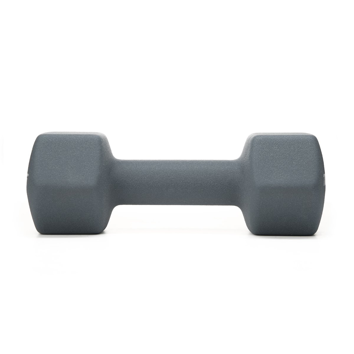 Гантель TORRES 5 кг, PL522505, металл в неопреновой оболочке, форма шестигранник,  серый