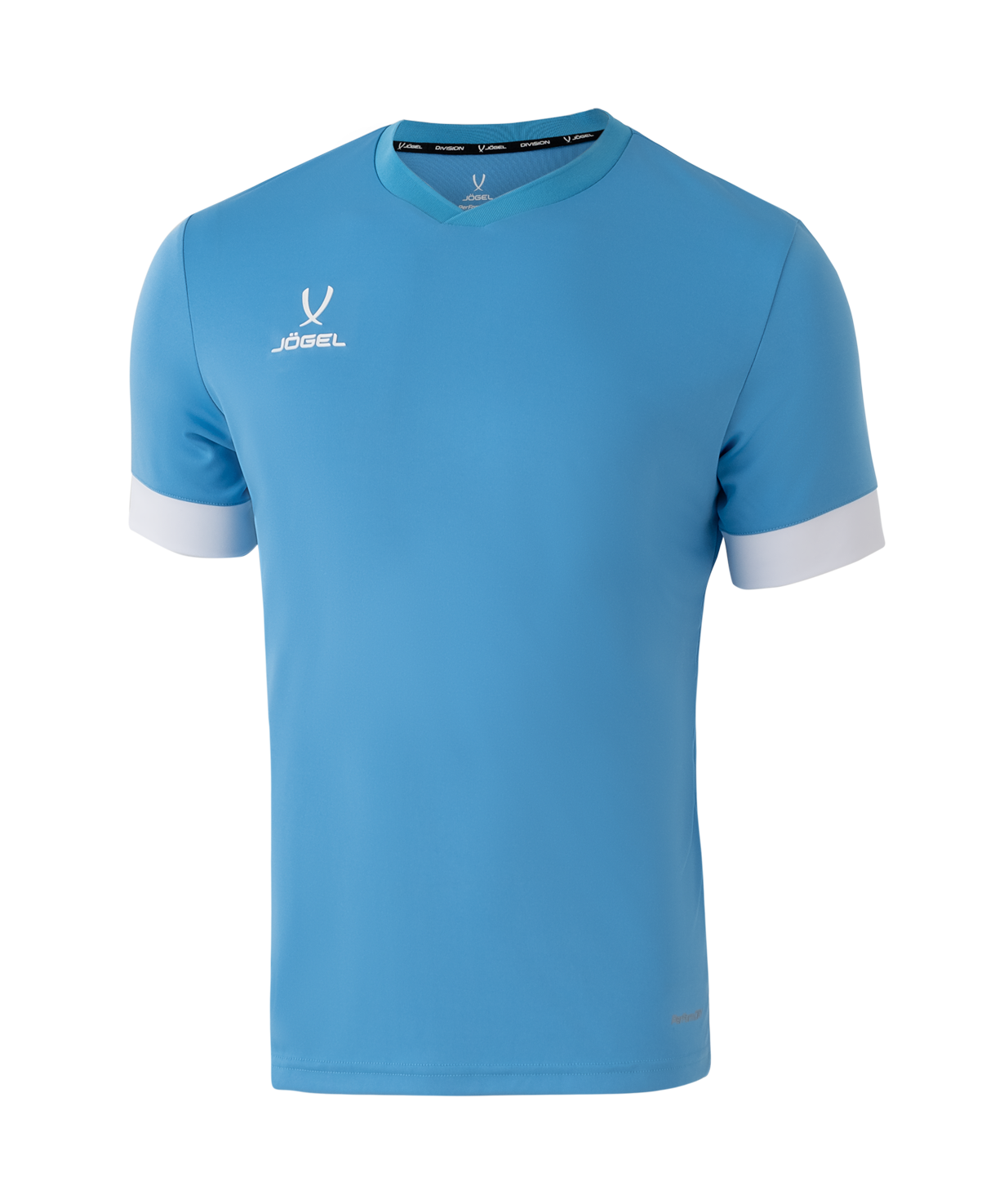 Футболка игровая JOGEL DIVISION PerFormDRY Union Jersey, голубой/белый/белый