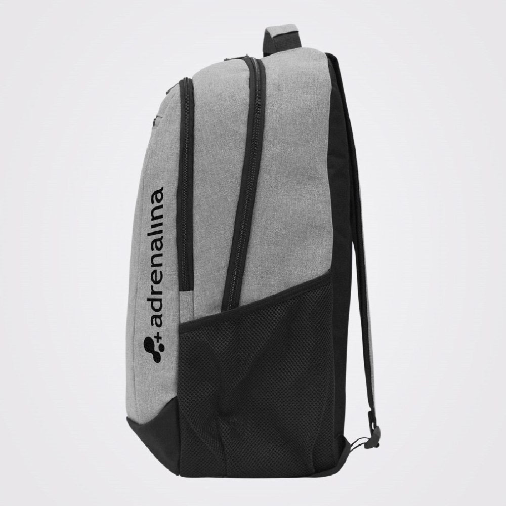 Рюкзак спорт. +ADRENALINA Kim, 4305-0175, полиэстер, серо-черный