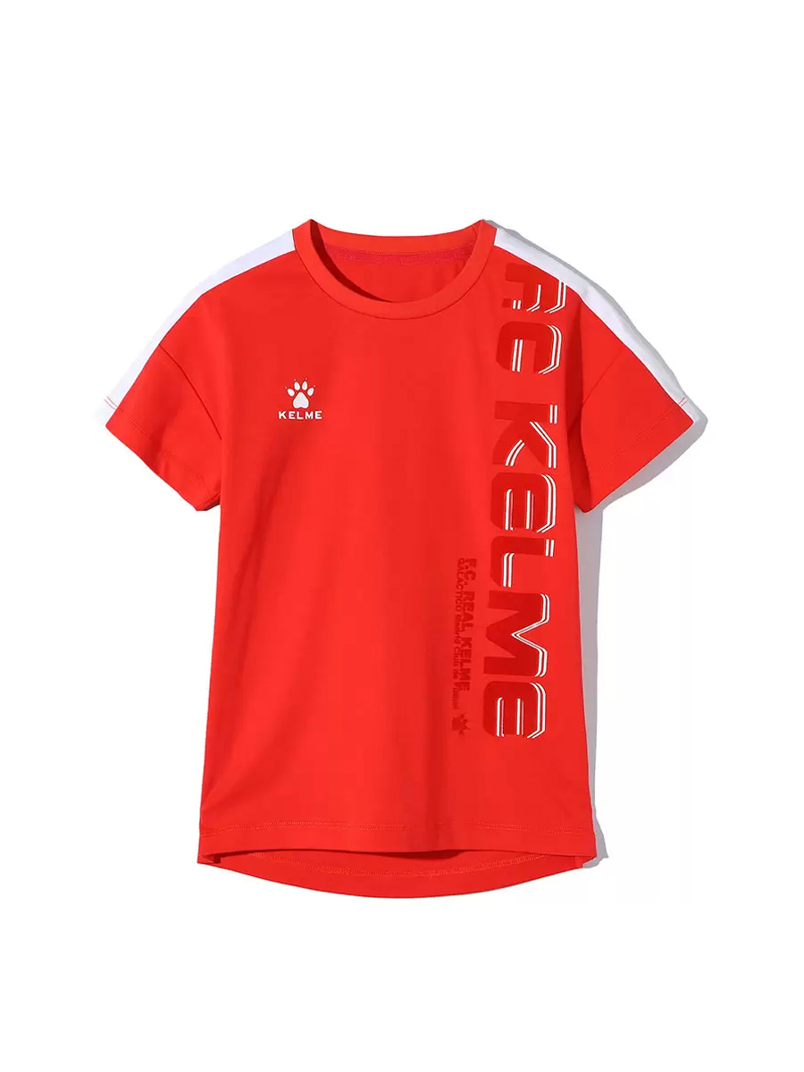 Детская футболка KELME Boys Short Sleeve T-Shirt Red