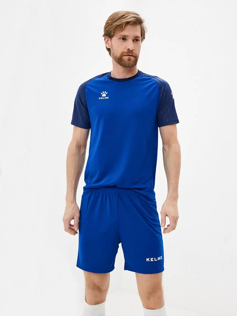 Футбольная форма KELME Short Sleeve Football Uniform Blue