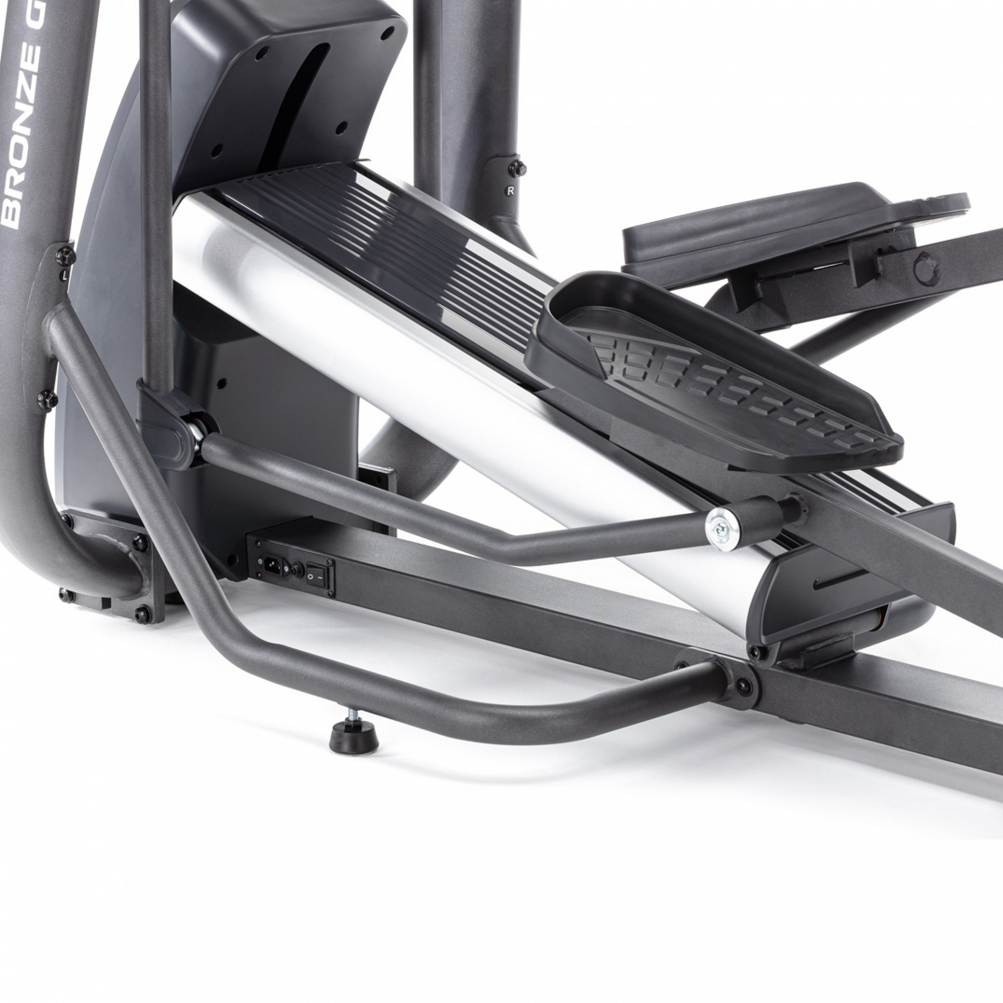 Эллиптический тренажер с автонаклоном профессиональный BRONZE GYM E1000M PRO TFT TURBO (new)