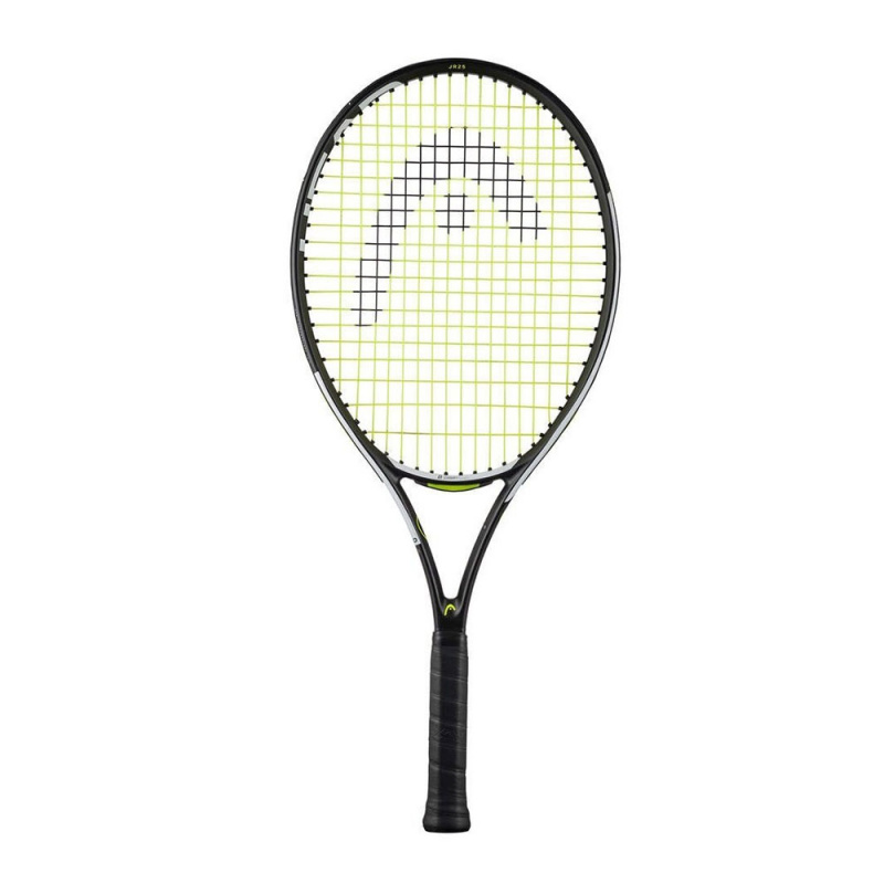Ракетка б/т дет.HEAD IG Speed Jr 25 Gr07, 230014, для дет. 8-10лет, композит,со струнами, черно-зел