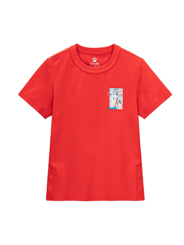 Детская футболка KELME Short Sleeve T-Shirt Kid Red