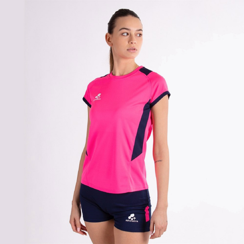 Форма волейб. жен. +ADRENALINA Clas 1304-0441-S, р.S, 100% полиэстер, фуксия-темносин
