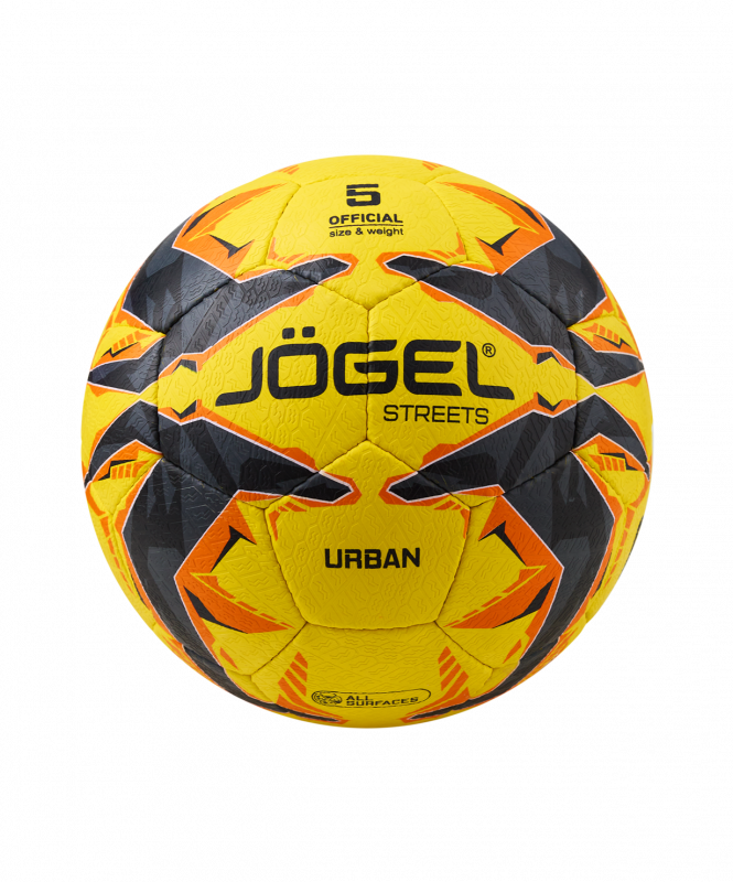 Мяч футбольный JOGEL Urban №5, желтый, размер 5