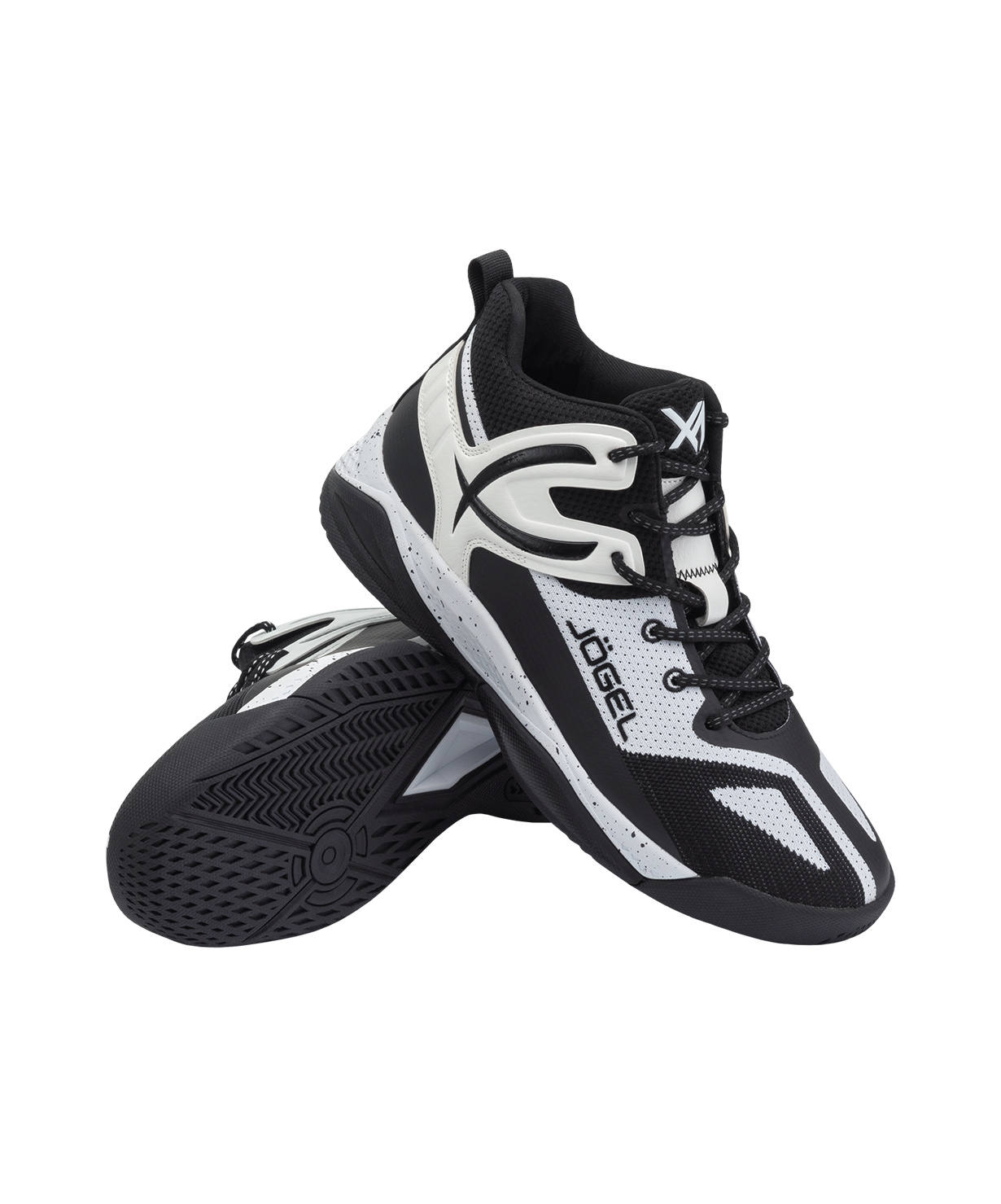 БЕЗ УПАКОВКИ Кроссовки баскетбольные JOGEL X1, White/black