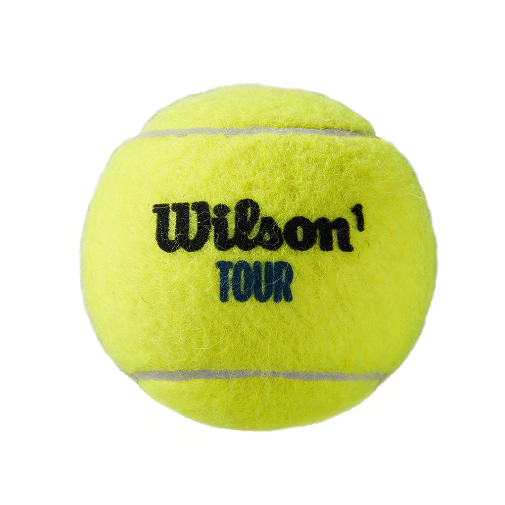 Мяч теннисный WILSON Tour Premier All Court, WRT119400, одобр.ITF, фетр, нат.резина,. уп.4 шт