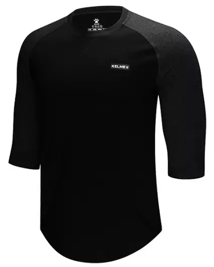 Футболка KELME Men's 3/4 Sleeve T-Shirt Black