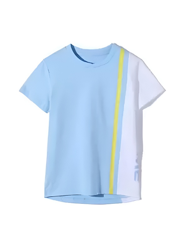 Детская футболка KELME Boys Short Sleeve T-Shirt (Light Blue/White)