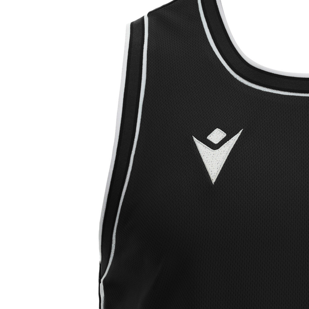 СЦ*Майка баскетбольная MACRON Plutonium, 40410901-BK-M, р.M, 100% полиэстер, черный