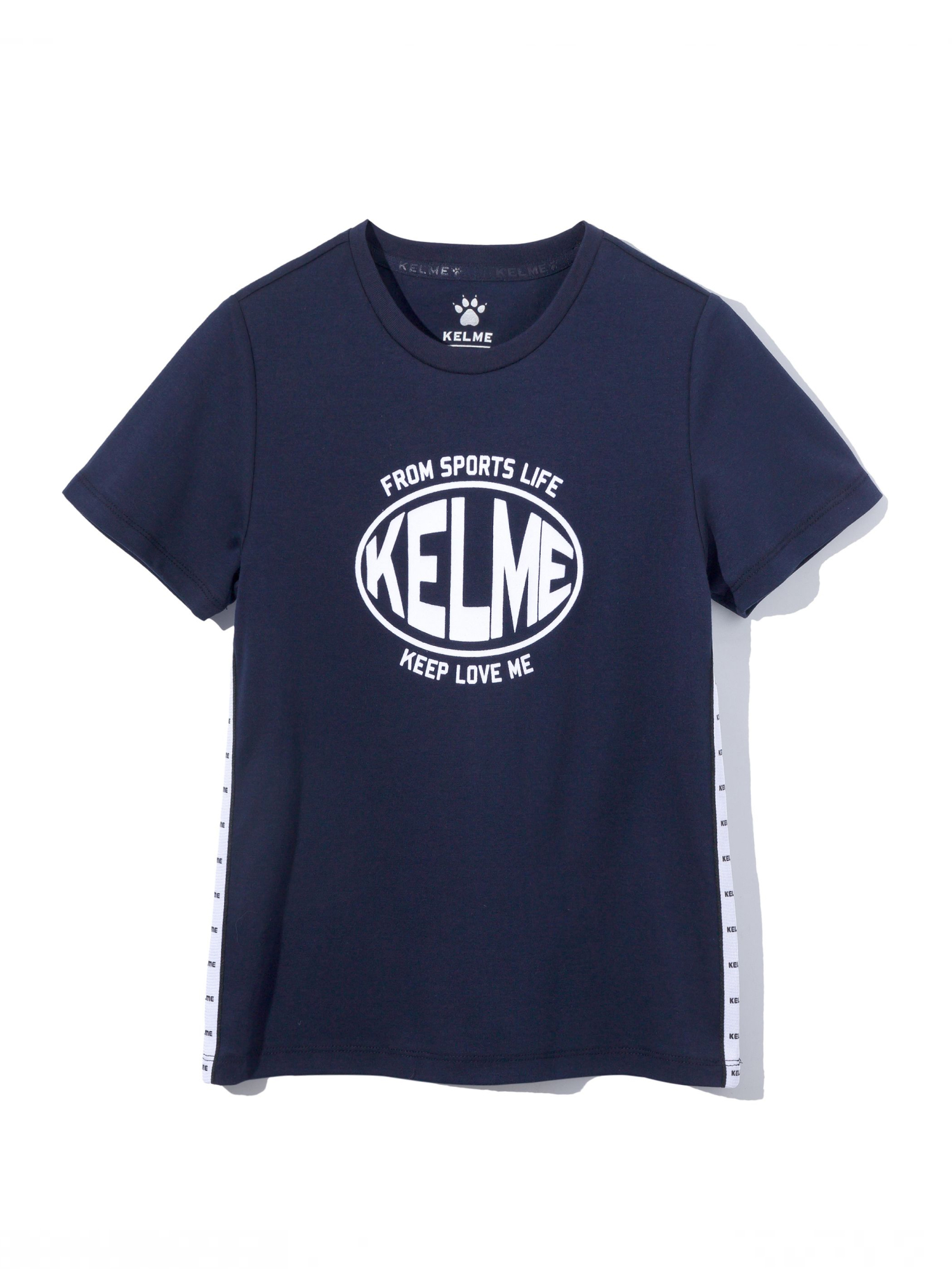 Детская футболка KELME Short Sleeve T-Shirt Kid Dark Blue