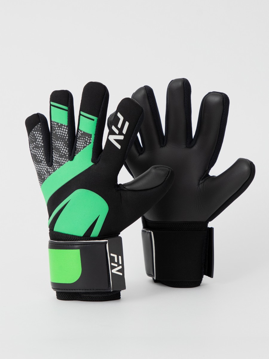 Перчатки вратарские FN Wrilwind (Black/Light Green)