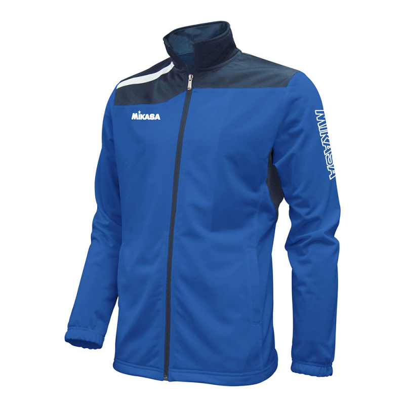 Куртка от костюма жен. MIKASA MT755-0100-M, р.M, 100% полиэстер, синий