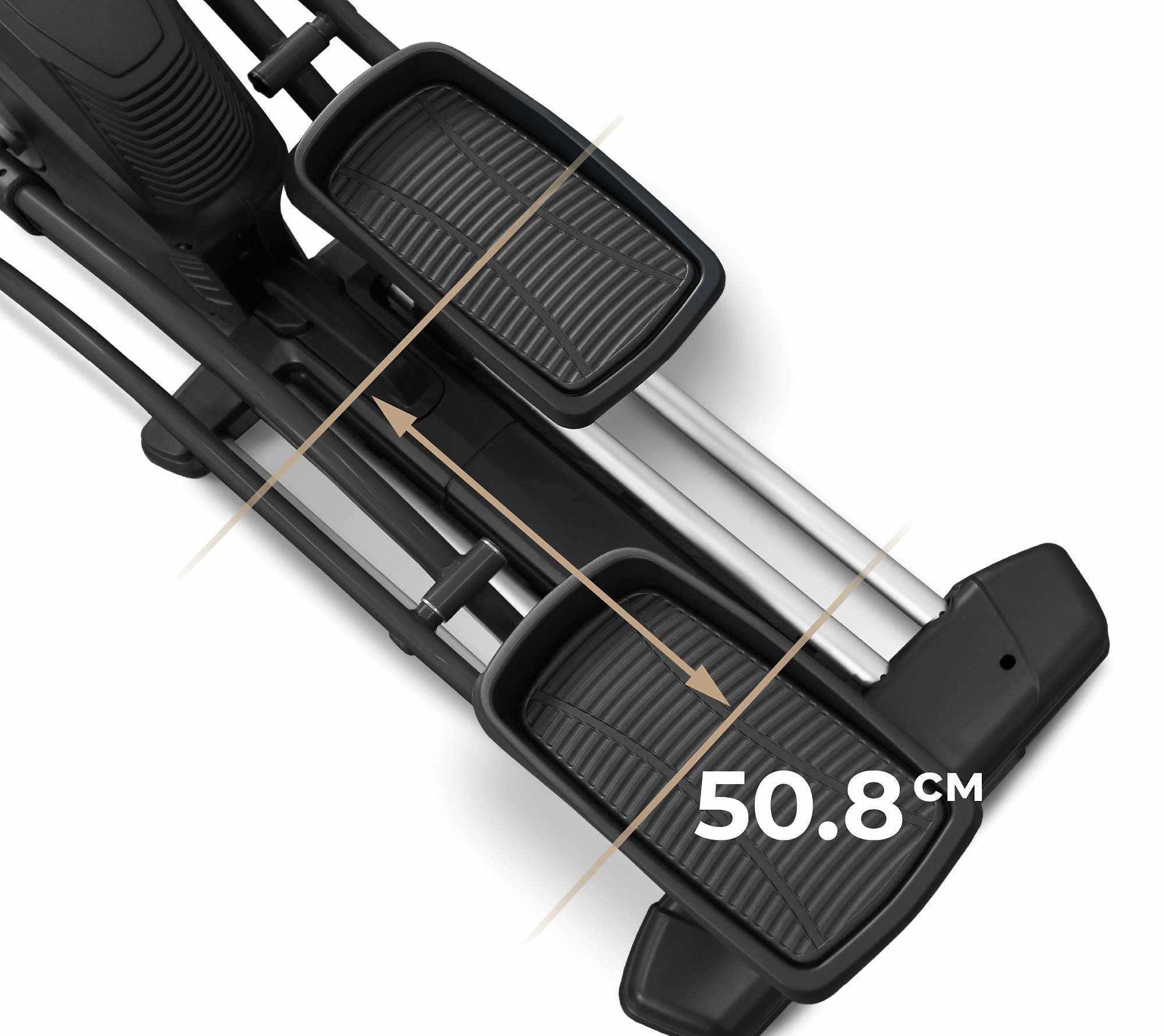 Эллиптический тренажер с автонаклоном профессиональный BRONZE GYM X800M