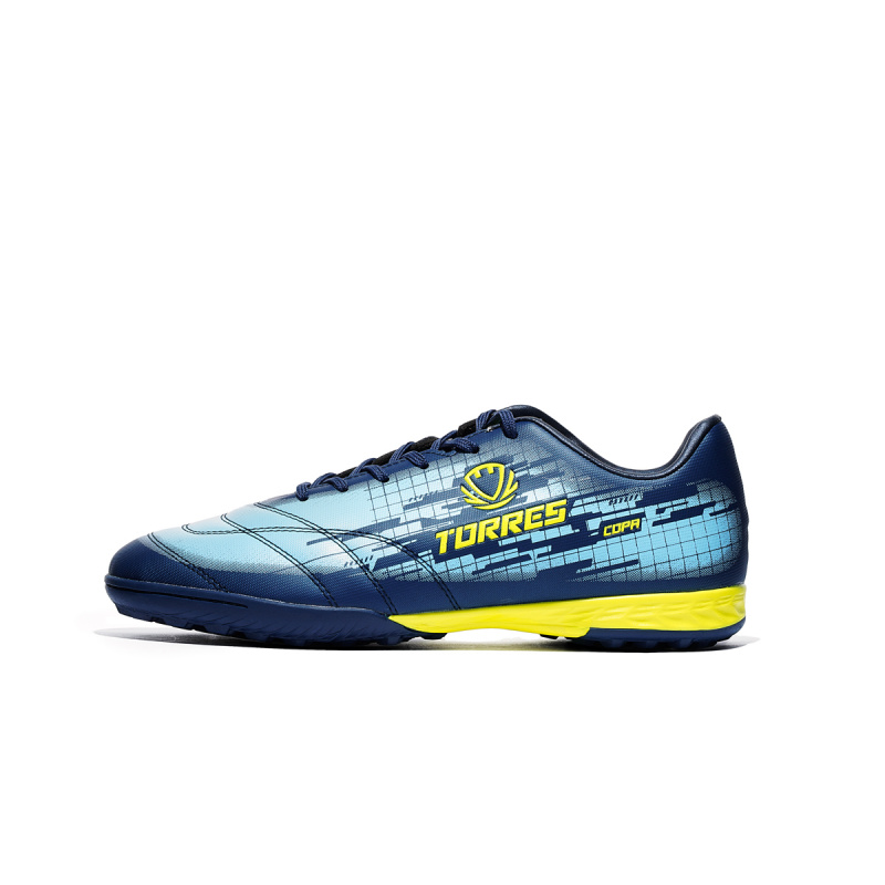 Бутсы футб.(многошиповки) TORRES COPA-J подр. TS234237-736-36, р.36, резина,ПУ,текстиль, сине-голуб.