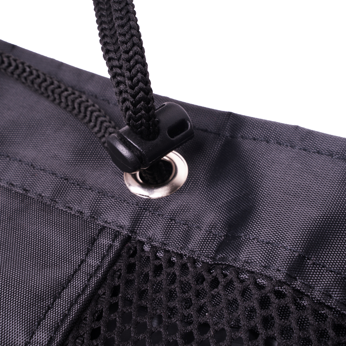 Сумка-баул для мячей TORRES, SS112370, на 20 футб. мячей, шнурок с фиксатором, полиэстер, чёрная