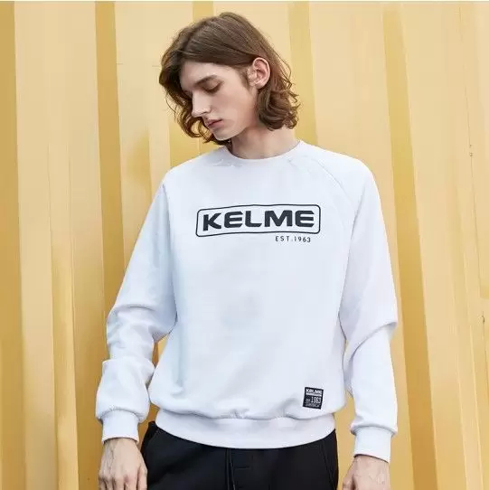 Свитшот KELME Men's Round Neck Sweater White