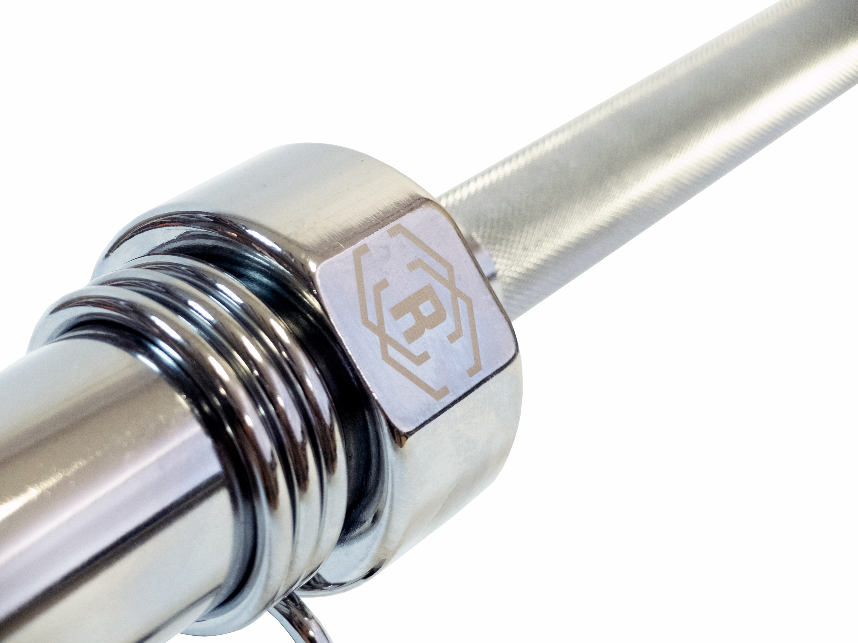 Гриф олимпийский прямой хромированный 72" REBEL с замками