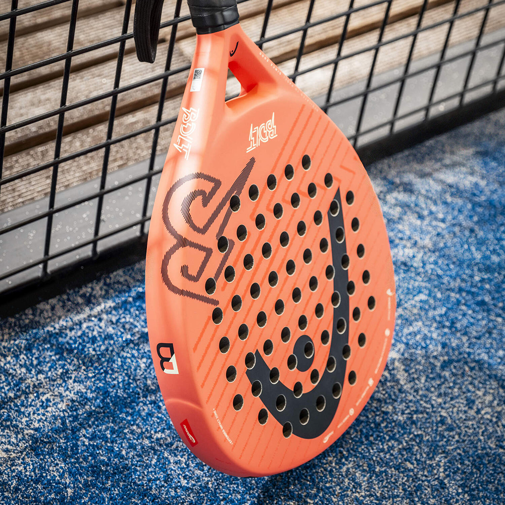 Ракетка для падела HEAD Bolt 2026, 226206, для начинающих, стекловолокно, красно-черный