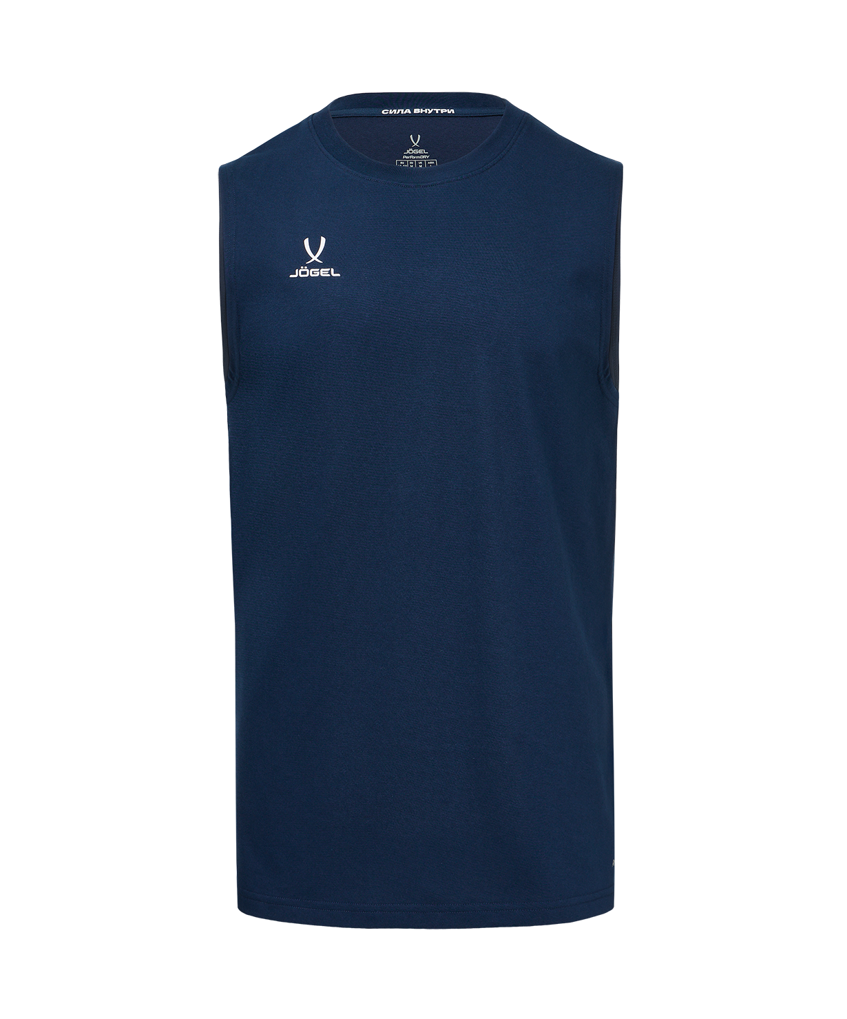 Майка тренировочная JOGEL DIVISION PerFormDRY Training CVC Z4, темно-синий, размер L