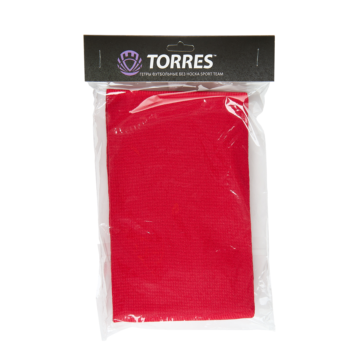 Гетры футб. проф.TORRES Sport Team БЕЗ НОСКА, FS11010-04-42-44, р.42-44, КРАСН, полиэстер, эластан