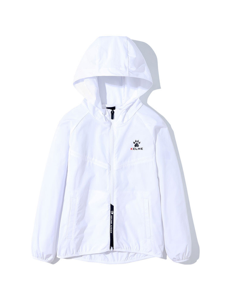 Детская ветровка KELME Boys Windbreaker White