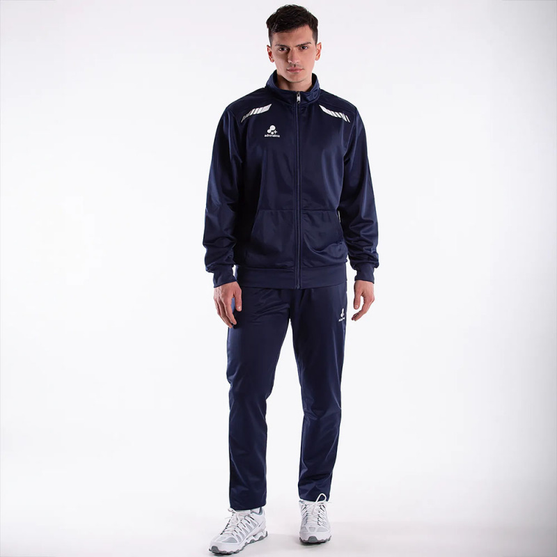 Костюм спортивный +ADRENALINA 3302-061-L, р. L, 100% полиэстер, темно-синий