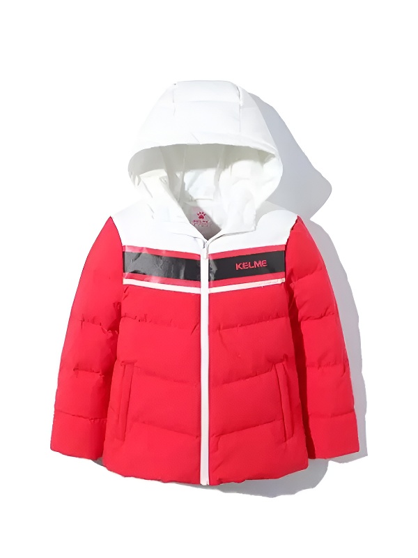 Детский пуховик KELME Girl's Down Jacket (Red/White)