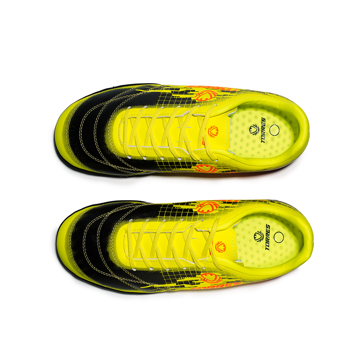 Бутсы футб.(многошиповки) TORRES COPA KID дет. TS234238-614-32, р.32, резина,ПУ,текстиль,чёрно-жёлт.