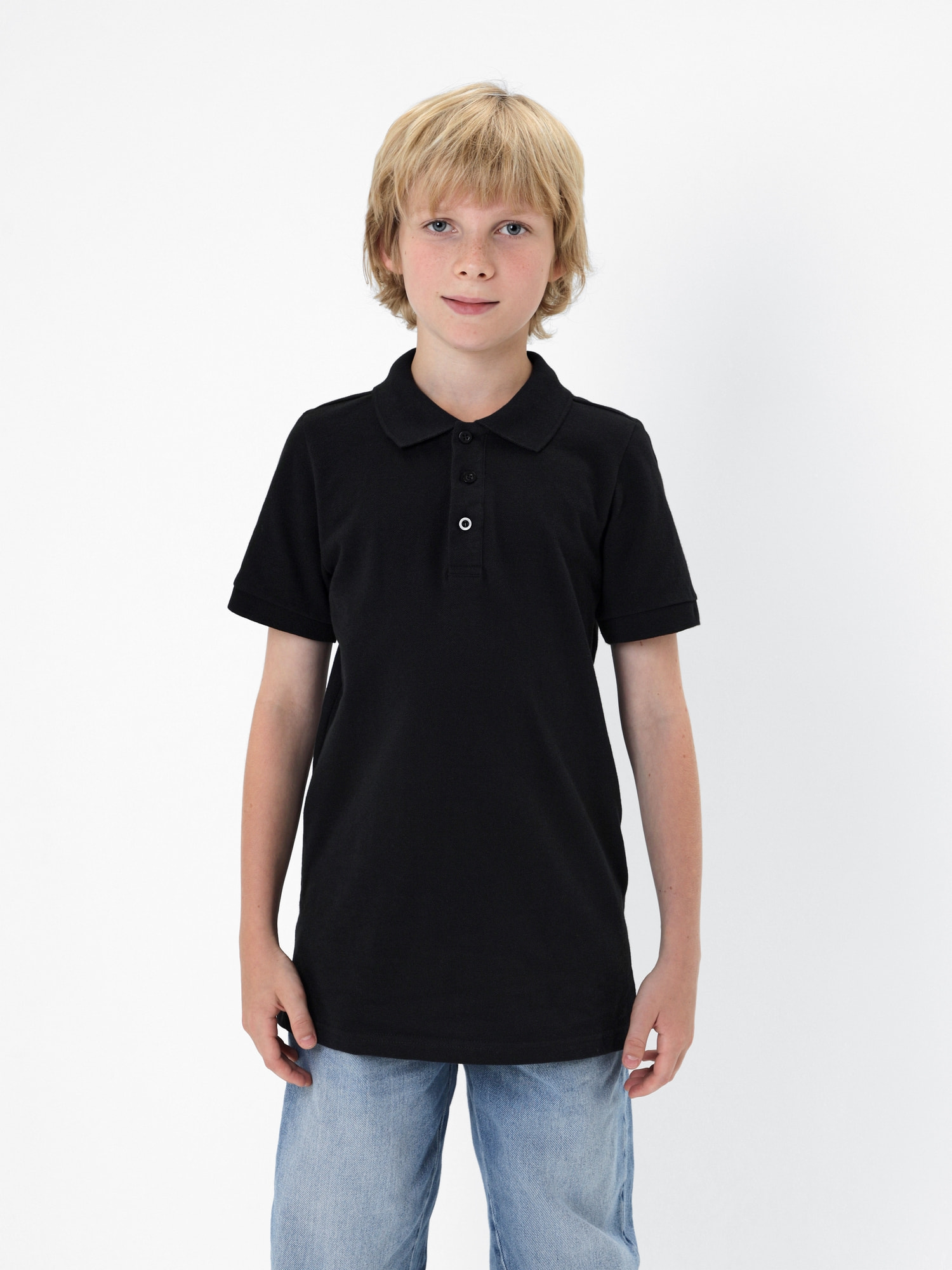 Детская футболка-поло FN Classic Black