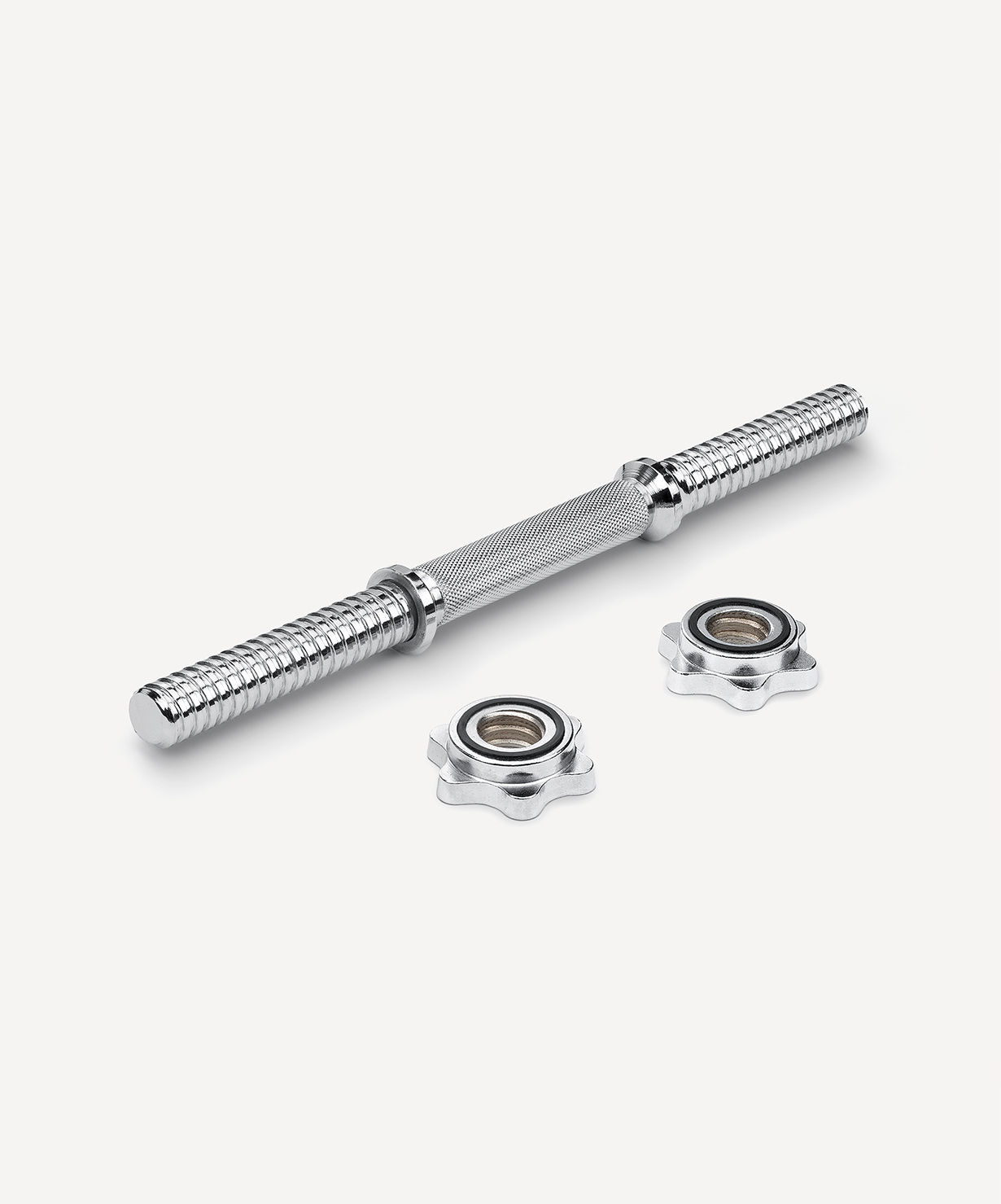 Гриф гантельный STARFIT BB-107 d=25 мм, металлический, хромированный, 40 см