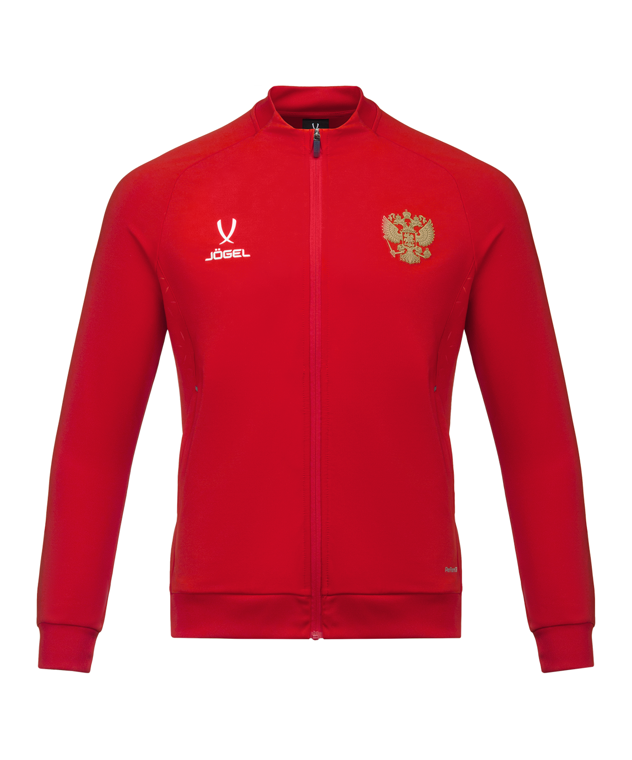 Джемпер тренировочный на молнии JOGEL NATIONAL PerFormDRY Training FZ Jacket, красный, размер L